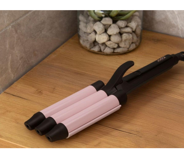 JOCCA Falownica obrotowa 2916 kabel 200°C 25 mm różowo-czarna - 1569633 - zdjęcie 9